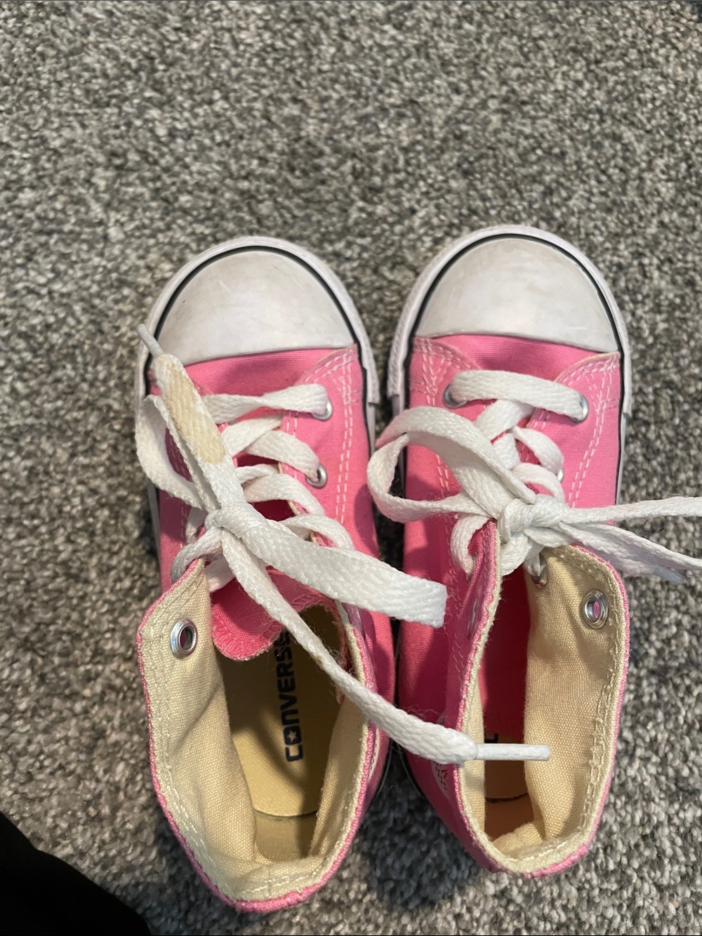 Converse Kids Pink High-Top Canvas Sneakers